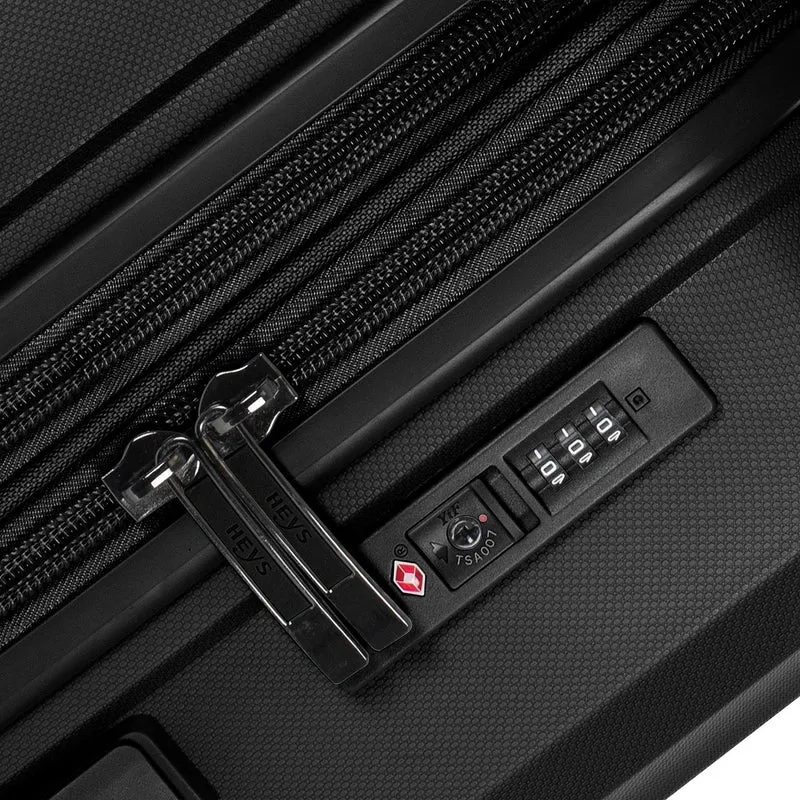 Heys AirLite - 4-Rollen-Trolley M 66 cm erw. (schwarz)