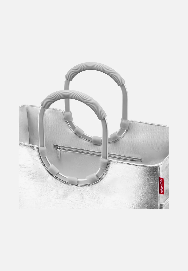 Loopshopper L Silver Crackle - Einkaufskorb