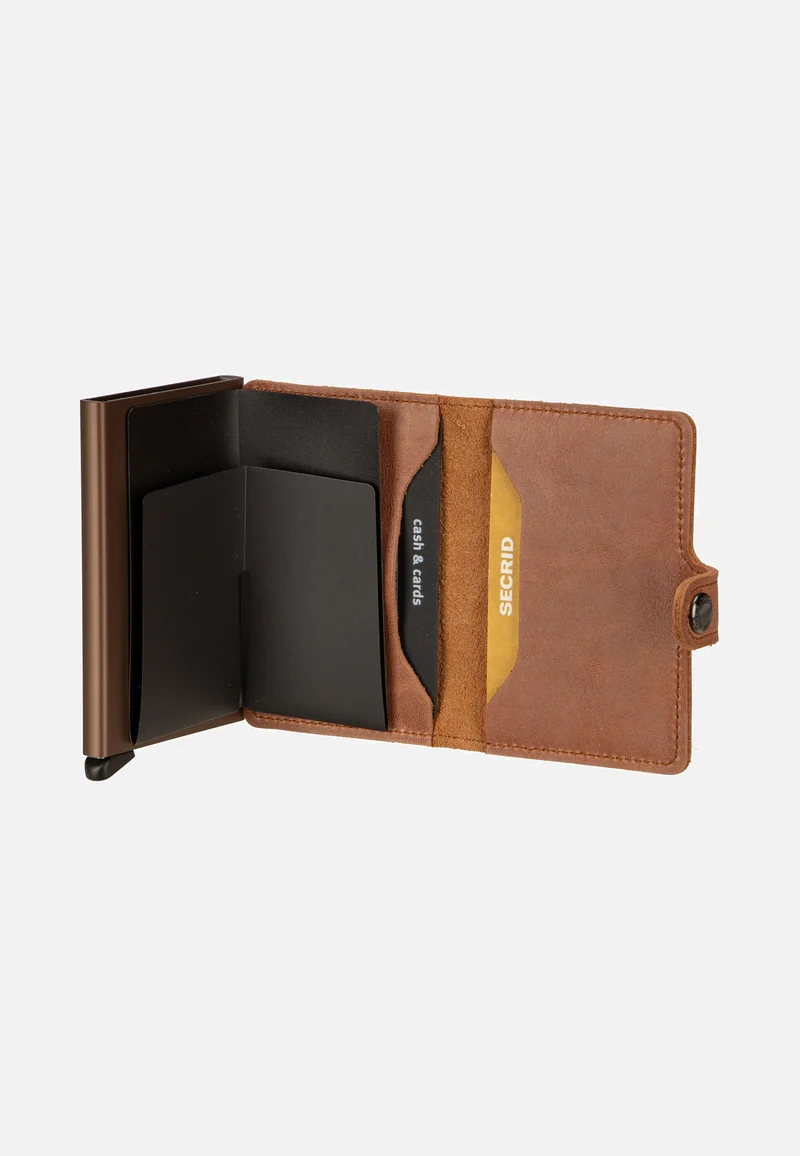 Miniwallet Vintage Cognac-Brown - Portemonnaie