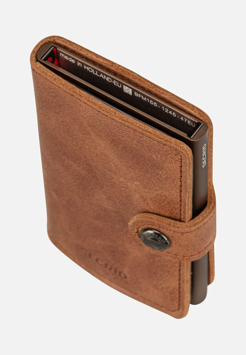 Miniwallet Vintage Cognac-Brown - Portemonnaie