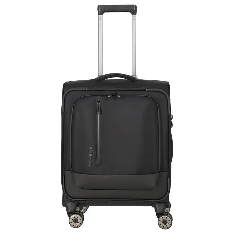 Travelite Crosslite - 4-Rollen-Kabinentrolley S 55 cm (black)