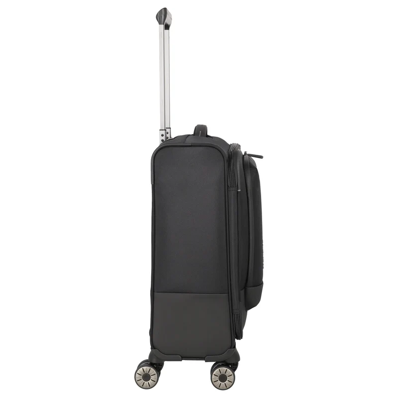Travelite Crosslite - 4-Rollen-Kabinentrolley S 55 cm (black)