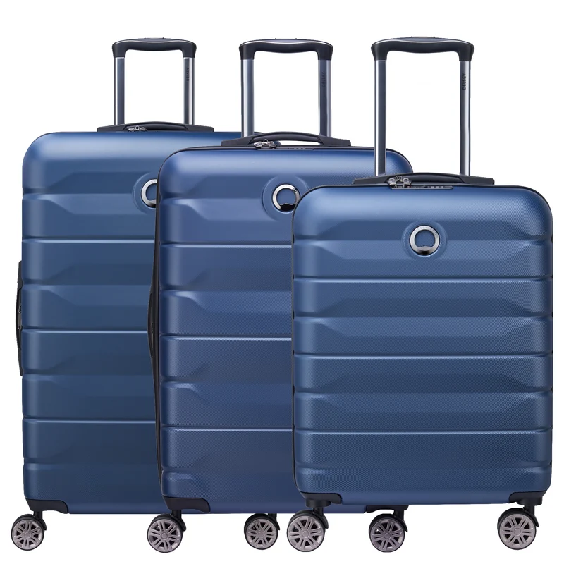 Delsey Paris Air Armour - 4-Rollen-Trolley Set 3tlg. erw. (nachtblau)