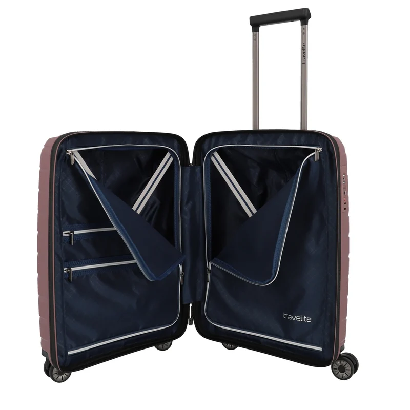 Travelite Air Base - 4-Rollen-Kabinentrolley S 55 cm (flieder)