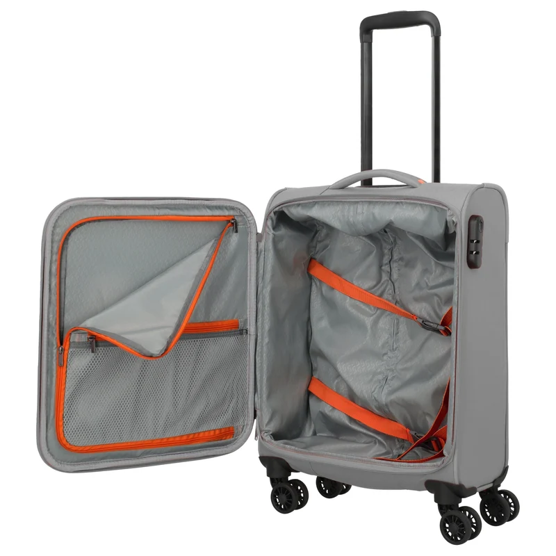 Travelite Umbria - 4-Rollen-Kabinentrolley S 55 cm (smoky grey)
