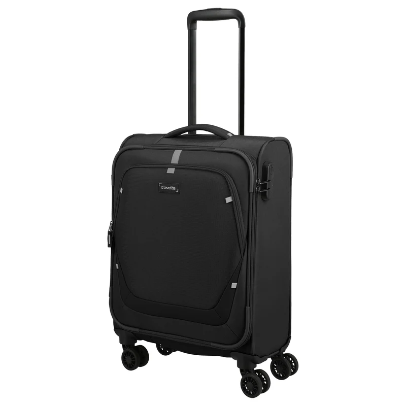 Travelite Umbria - 4-Rollen-Kabinentrolley S 55 cm (schwarz)