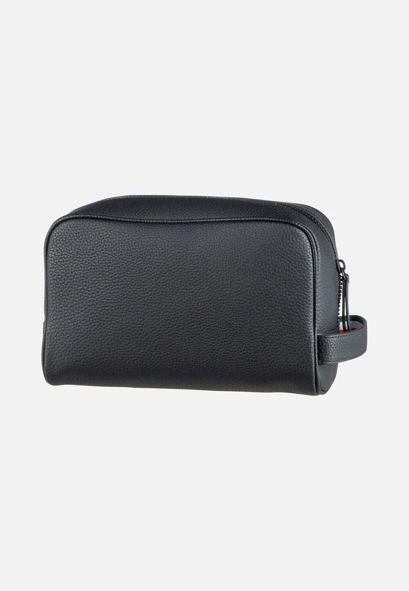 Essential PU Washbag Black - Kulturbeutel
