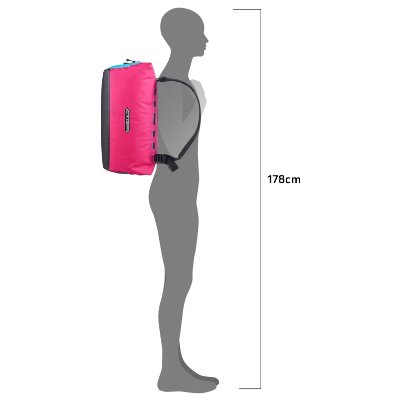 Ortlieb Duffle Lite 40 - Reisetasche / Rucksack 53 cm (blue cyber pink)