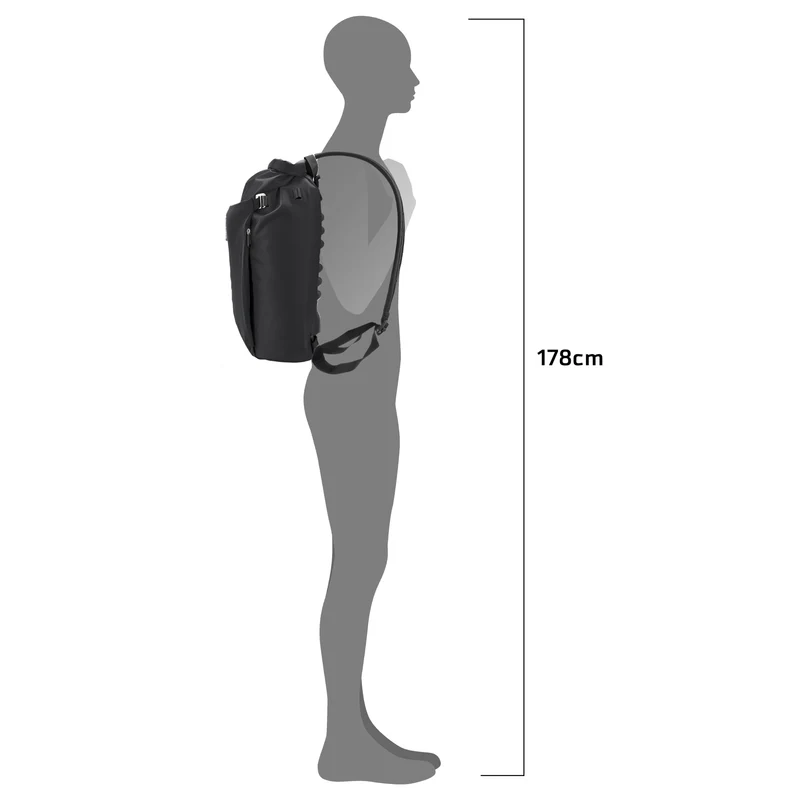 Ortlieb Vario Lite 22 Hinterradtasche - Rucksack 49 cm (black)