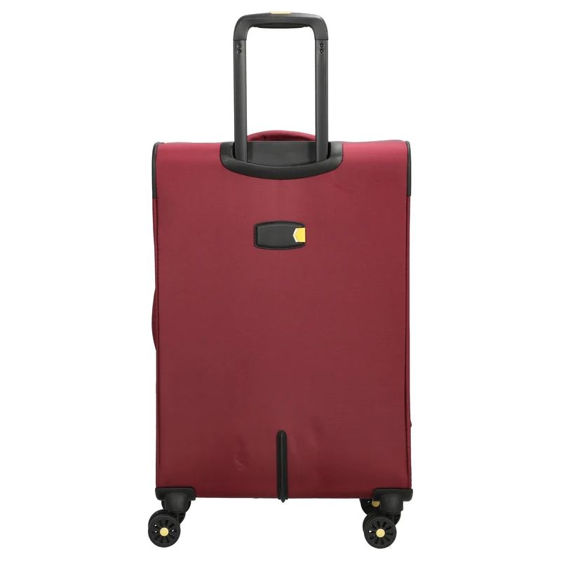 D&N Travel Line 9704 - 4-Rollen-Trolley M 68 cm erw. (dark red)