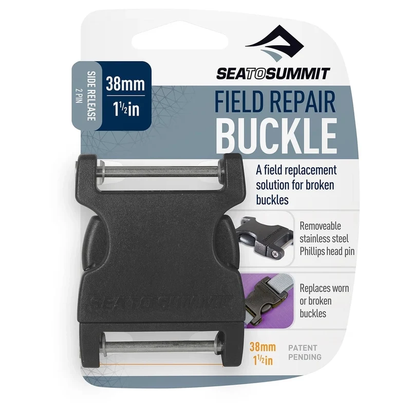 Sea to Summit Field Repair Buckle - Gurtschnalle 2 Pin 38 mm (black)