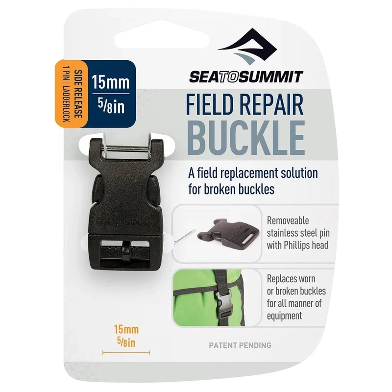 Sea to Summit Field Repair Buckle - 2-Wege-Gurtschnalle 1 Pin 20 mm (black)