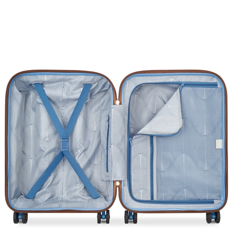 Delsey Paris Freestyle - 4-Rollen-Kabinentrolley SL 55 cm (himmelblau)
