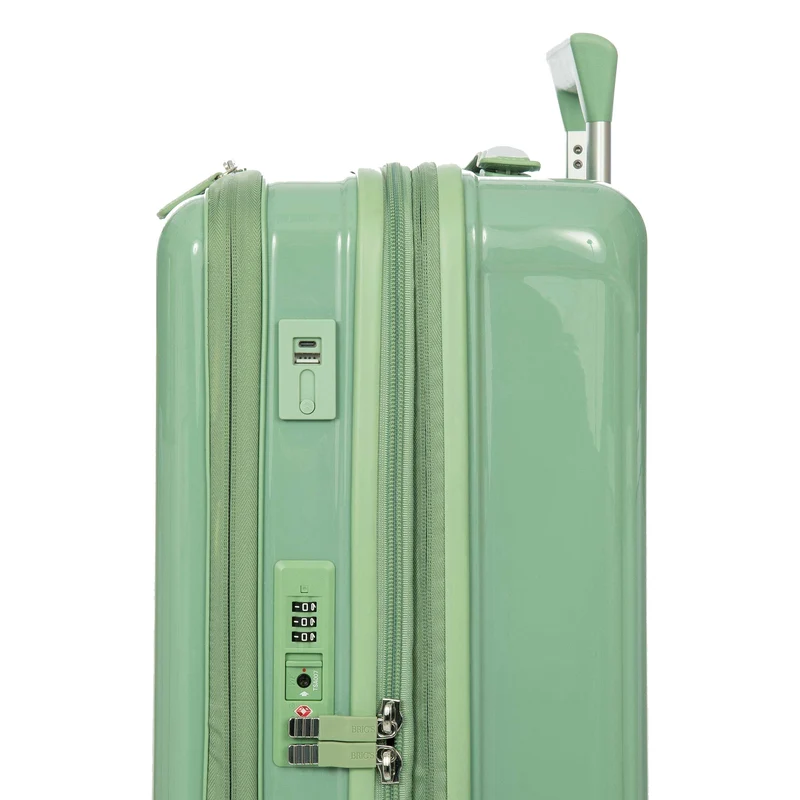 Brics Positano - 4-Rollen Kabinentrolley 55 cm USB erw. (salbei)