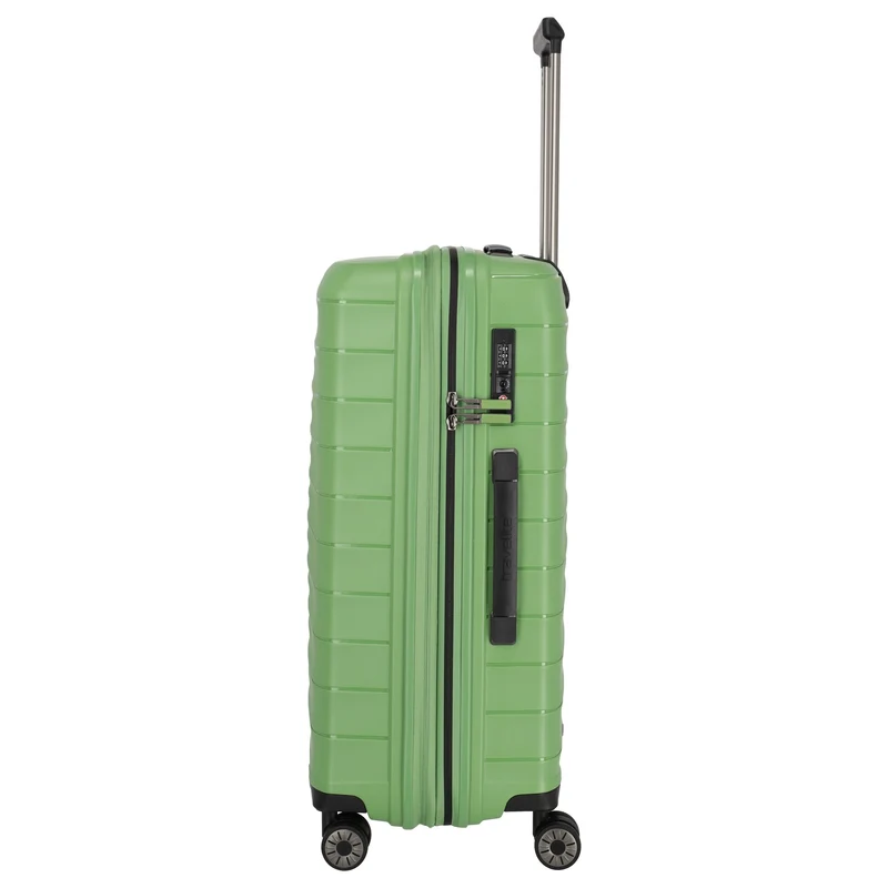 Travelite Mooby - 4-Rollen-Trolley Set L/M/S 3tlg. erw. (grün)