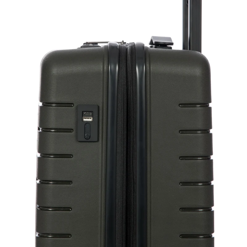 Brics BY Ulisse - 4-Rollen-Kabinentrolley 55 cm erw. (olive)