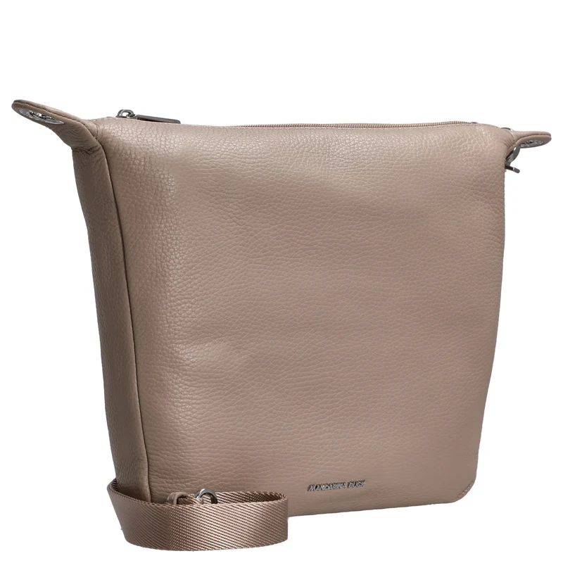 Mandarina Duck Mellow Leather - Schultertasche 28 cm (warm taupe)