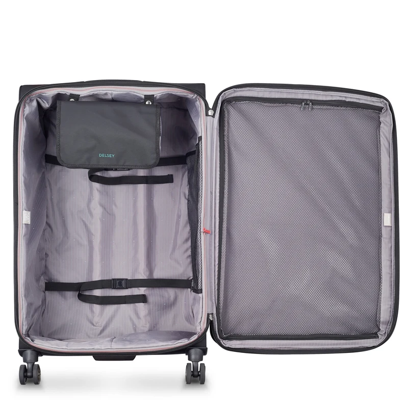 Delsey Paris Helium Dlx 2.0 erweiterbar - 4-Rollen-Trolley 83 cm (schwarz)