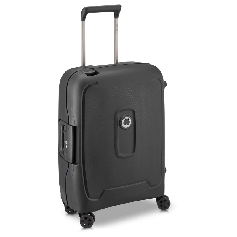 Delsey Paris Moncey Slim Line - 4-Rollen-Kabinentrolley 55 cm (schwarz)