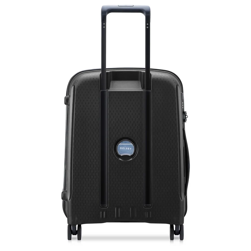 Delsey Paris Belmont Plus Slim Line - 4-Rollen-Kabinentrolley recycelt 55 cm (schwarz)