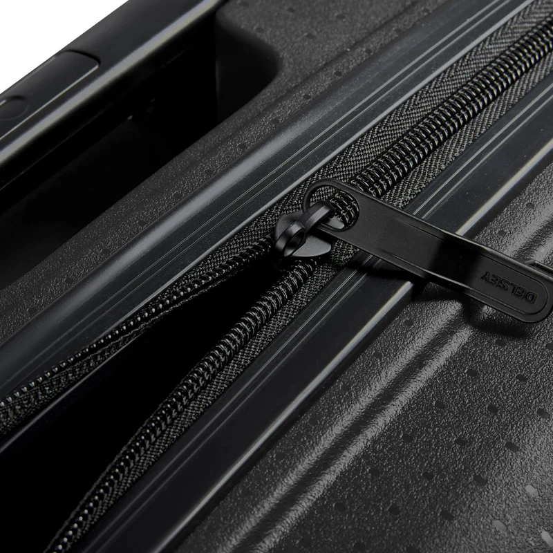 Delsey Paris Belmont Plus Slim Line - 4-Rollen-Kabinentrolley recycelt 55 cm (schwarz)