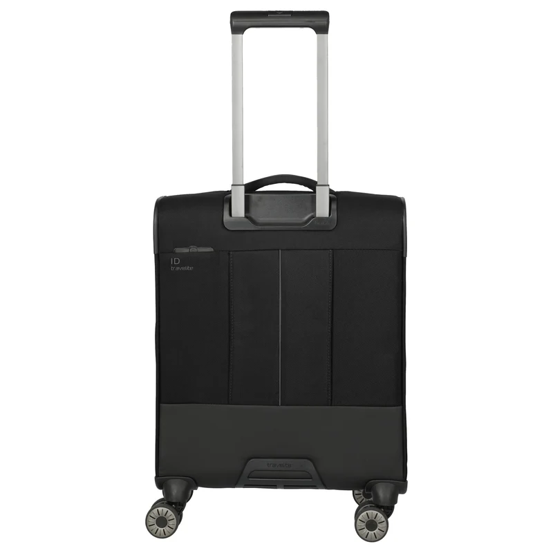 Travelite Crosslite - 4-Rollen-Kabinentrolley S 55 cm erw. (schwarz)
