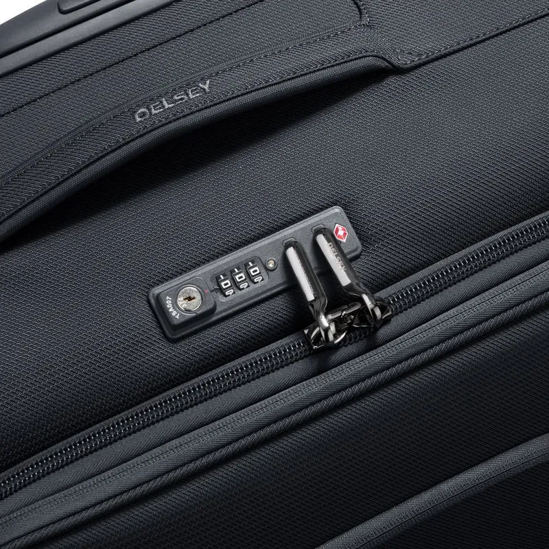 Delsey Paris Montmatre Air 2.0 - 4-Rollen-Trolley 83 cm erw. (schwarz)