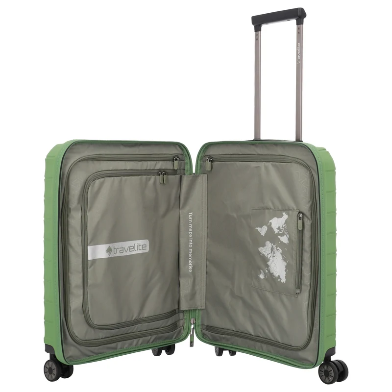 Travelite Mooby - 4-Rollen-Kabinentrolley S 55 cm (grün)