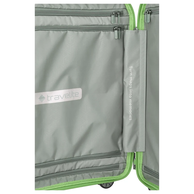 Travelite Mooby - 4-Rollen-Kabinentrolley S 55 cm (grün)