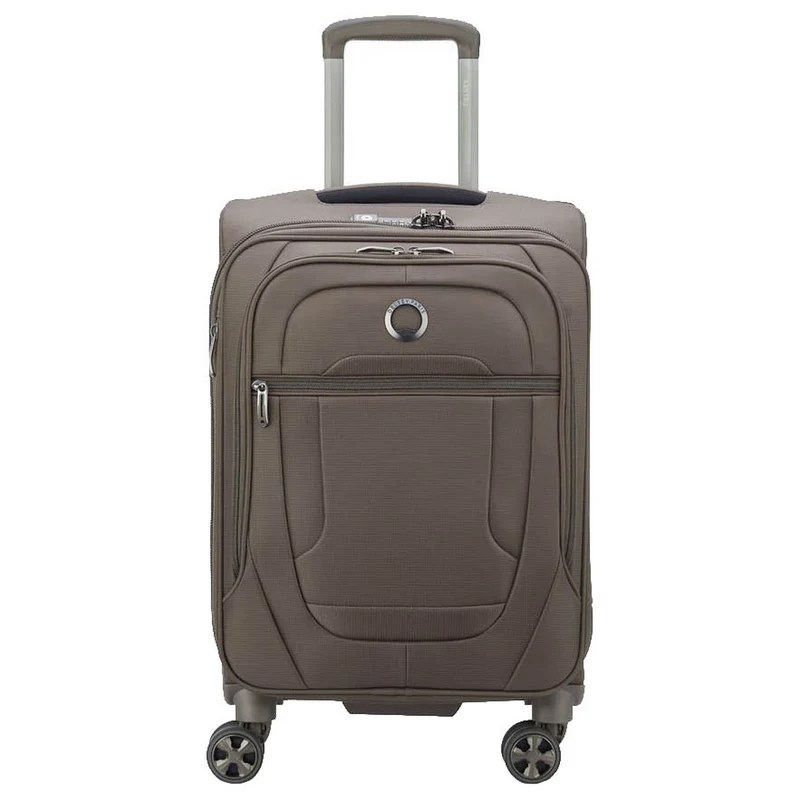 Delsey Paris Helium Dlx 2.0 Slim Line - 4-Rollen-Kabinentrolley 55 cm (mokka)