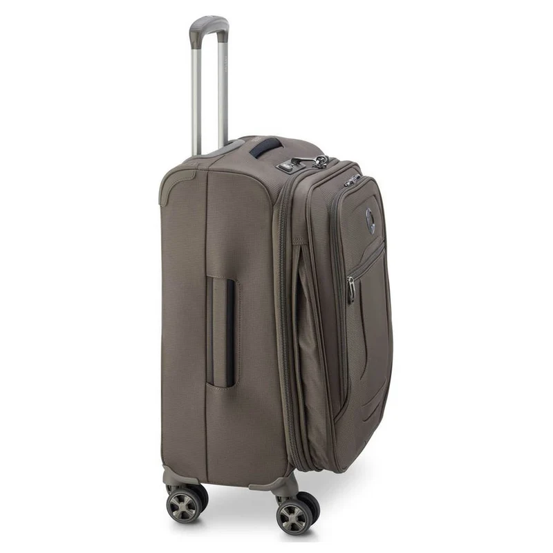 Delsey Paris Helium Dlx 2.0 Slim Line - 4-Rollen-Kabinentrolley 55 cm (mokka)