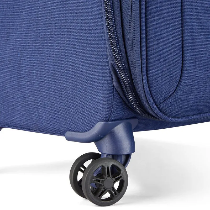 Delsey Paris Brochant 2.0 - 4-Rollen-Kabinentrolley S 55 cm erw. (blau)