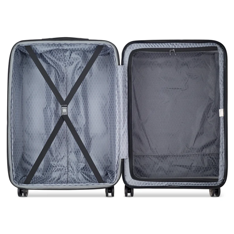 Delsey Paris Air Armour - 4-Rollen-Trolley L 77 cm erw. (schwarz)