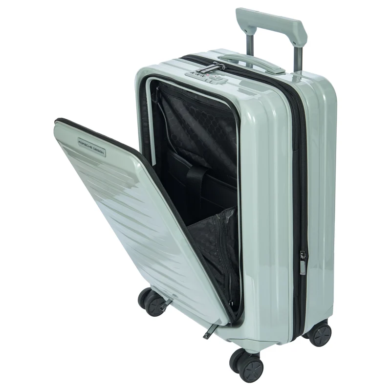 Porsche Design Roadster Hardcase - 4-Rollen-Kabinentrolley mit Vortasche S 55 cm (chalk shiny)