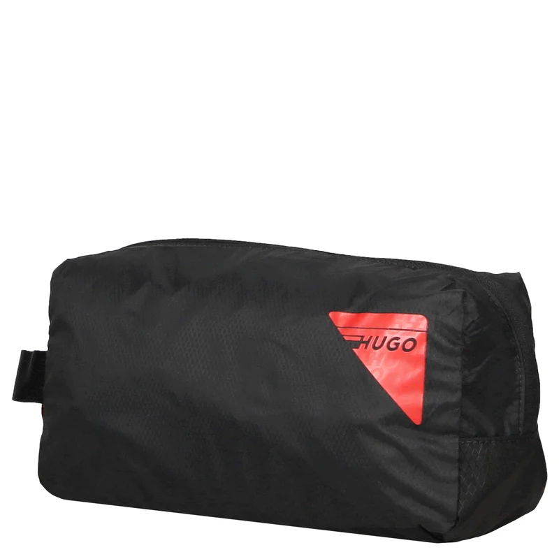 HUGO Tronic M Washbag - Kulturbeutel 22 cm (black)
