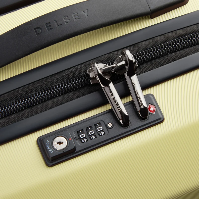 Delsey Paris Karat 2.0 - 4-Rollen Kabinentrolley S 55 cm (hellgelb)
