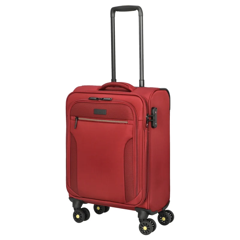 D&N Travel Line 9704 - 4-Rollen-Kabinentrolley S 55 cm (dark red)
