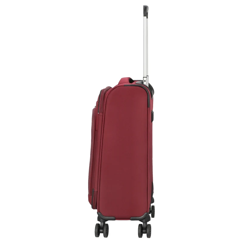 D&N Travel Line 9504 - 4-Rollen-Kabinentrolley S 55 cm (dark red)