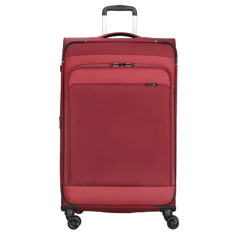 D&N Travel Line 9504 - 4-Rollen-Trolley L 76 cm erw. (dark red)