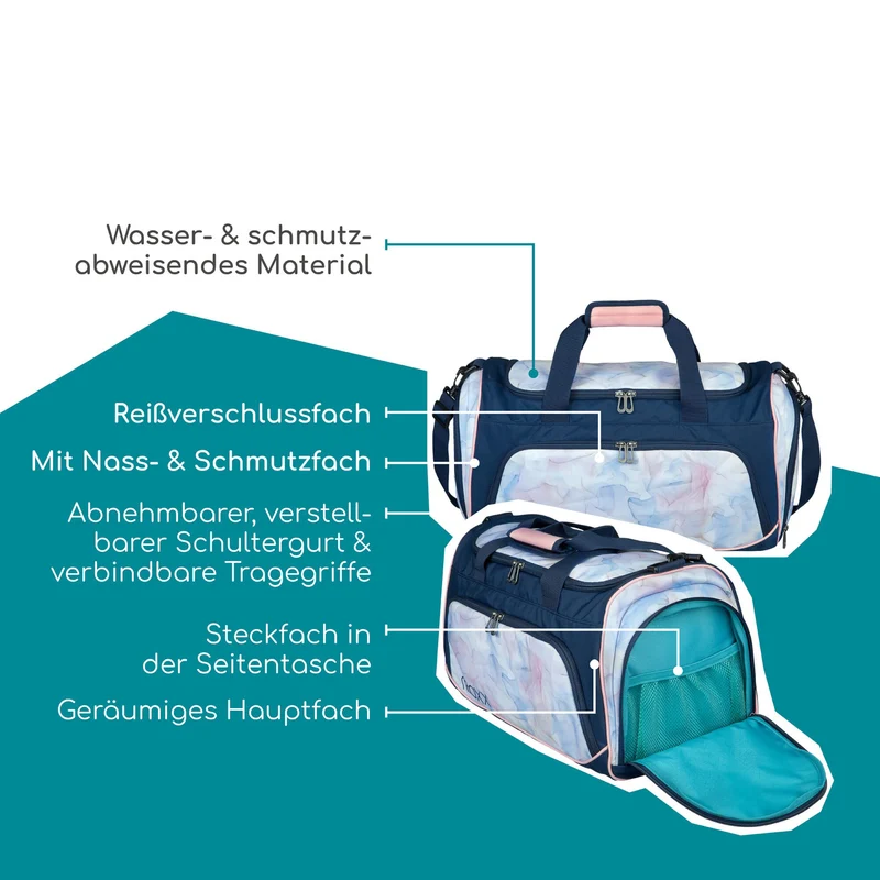 Neoxx MOVE - Sporttasche 43.5 cm (Dreaming of pastel)