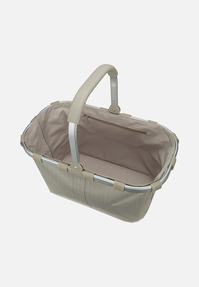 Carrybag Frame Herringbone Sand - Einkaufskorb