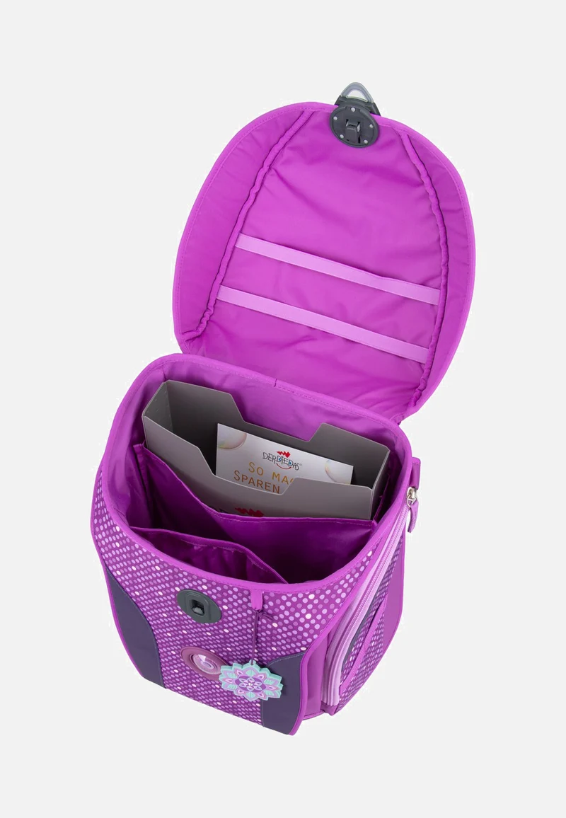 ErgoFlex MAX Set 2 Purple Dots - Schulrucksack