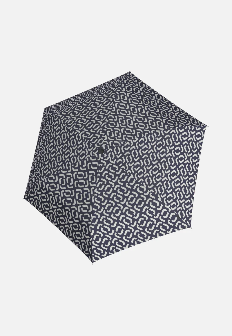Pocket Mini Signature Navy - Regenschirm