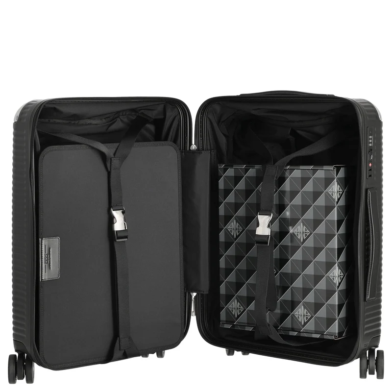 FPM Milano Bank Zip Deluxe Spinner 55 S - 4-Rollen-Kabinentrolley 55 S cm (eclipse black)