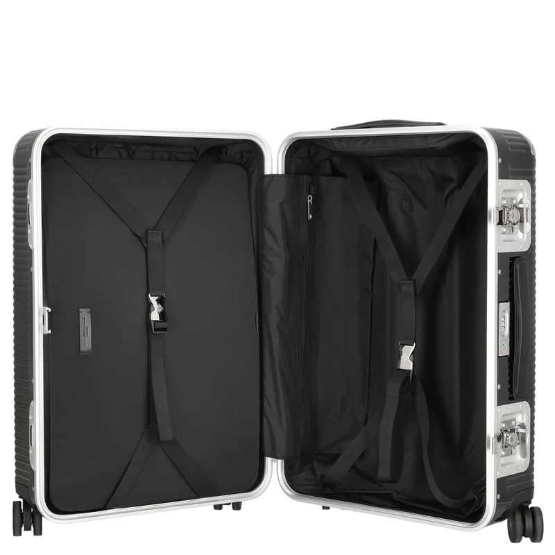 FPM Bank Light Spinner 68 Aluminium - 4-Rollen-Trolley 68 cm (licorice black)