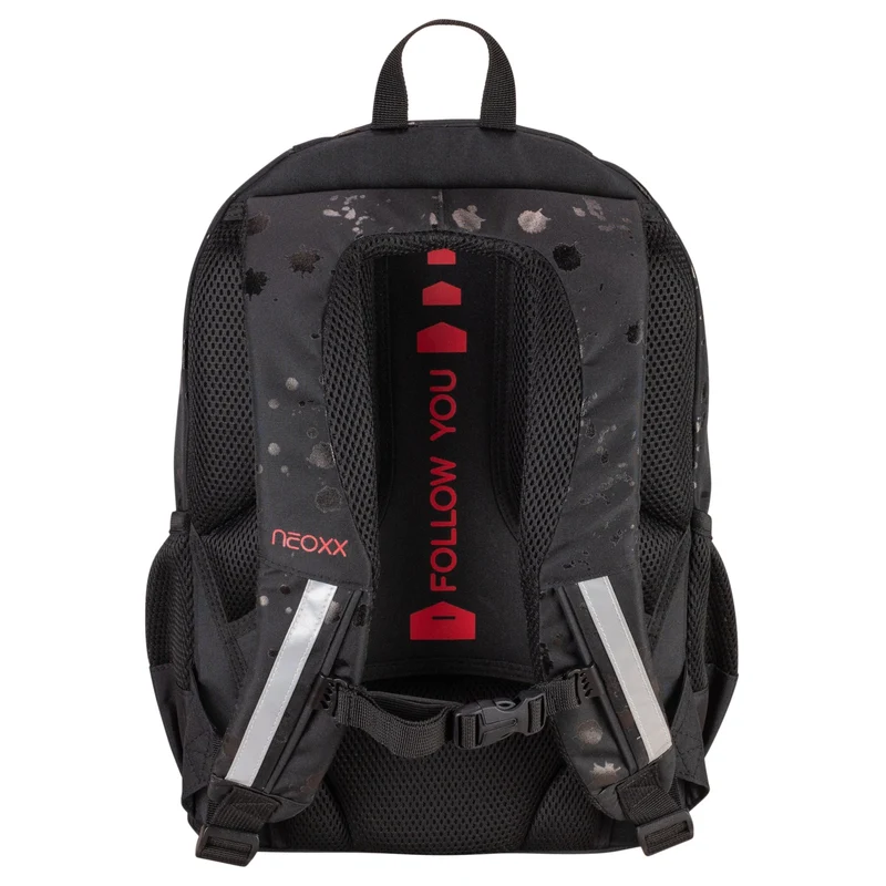 Neoxx FLOW - Schulrucksack 42.5 cm (Splash in Black)