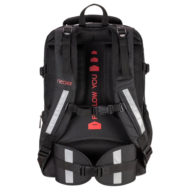 Neoxx ACTIVE PRO - Schulrucksack 45.5 cm (Splash in Black)