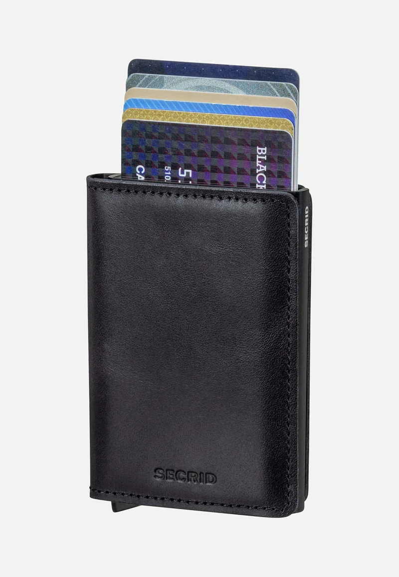 Slimwallet Vintage Black - Portemonnaie