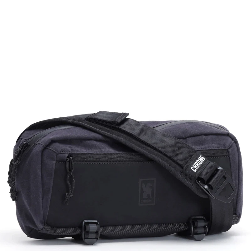 Chrome Mini Kadet Sling Bag 5 - Umhängetasche 34 cm (black canvas leather)