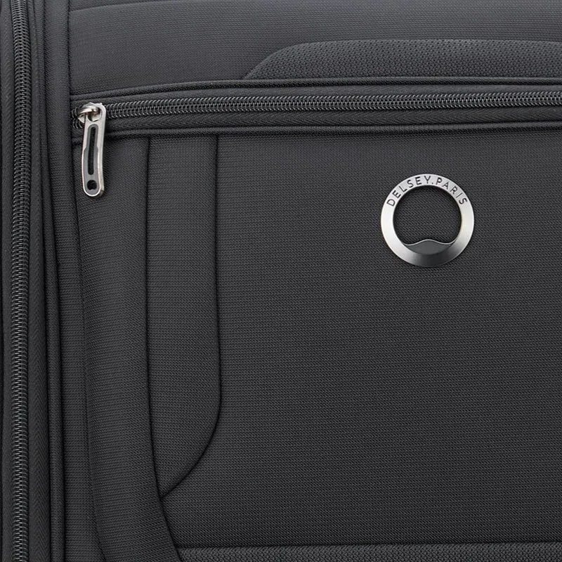 Delsey Paris Helium Dlx 2.0 (Raynair) - 2-Rollen-Businesstrolley 39 cm (schwarz)